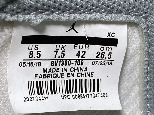 HYPE 1 Jordan Union BV1300-106 x High OG Air Retro 0416